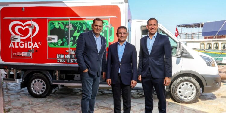 Algida Türkiye, Ford Otosan iş birliği ileşehir içi lojistik operasyonunda elektrikli araç kullanan ilk marka oldu