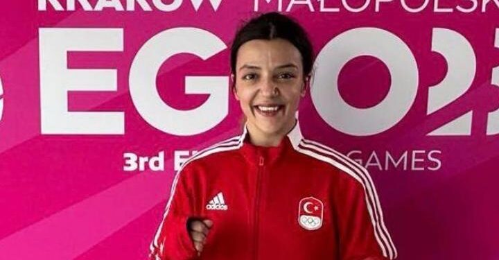 Avrupa Oyunları’nda Emine Arslan altın madalya kazandı