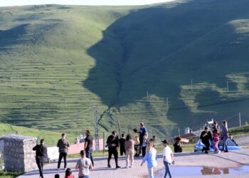 Ardahan’daki “Atatürk silüeti” bu yıl da görülmeye başlandı