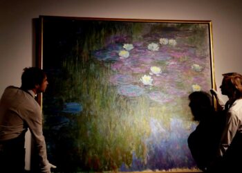 Fransız ressam Monet’in “Nilüferler” tablosu ruh sağlığına iyi geliyor
