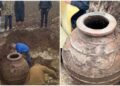 Tarla sürerken tarihi küp buldu