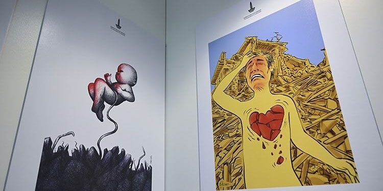 Enkazdan kurtardıkları eserleriyle Ankara’da sanat fuarına katıldılar