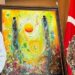 Senegalli ressam Kalidou Kasse, depremzedeler için bir eserini bağışladı
