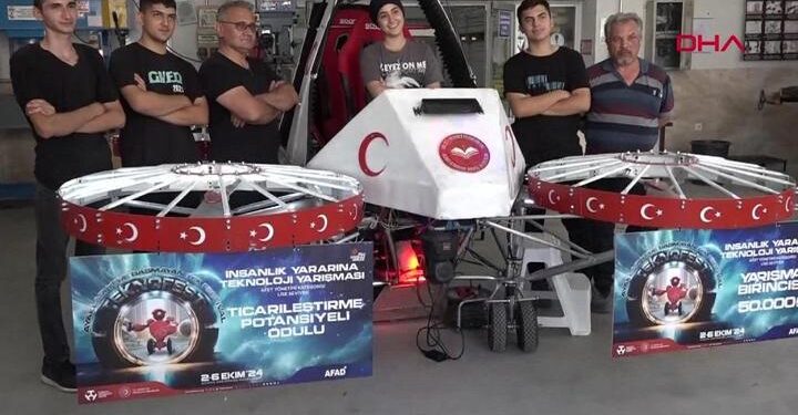 İnsanlı ilk yardım dronu Teknofest’te dikkat çekmişti… İki ödül birden aldı