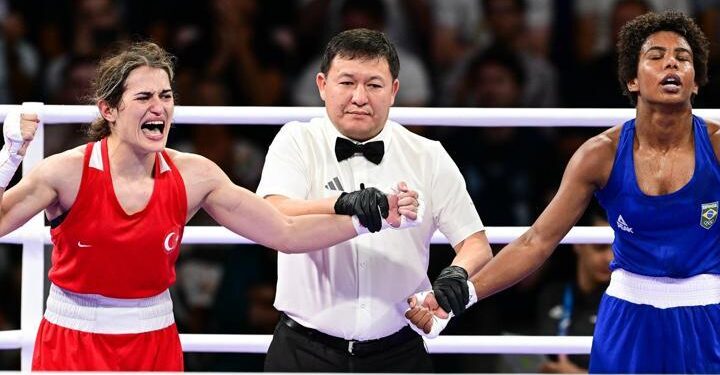 Milli boksör Esra Yıldız Kahraman, Paris 2024’te madalyayı garantiledi!