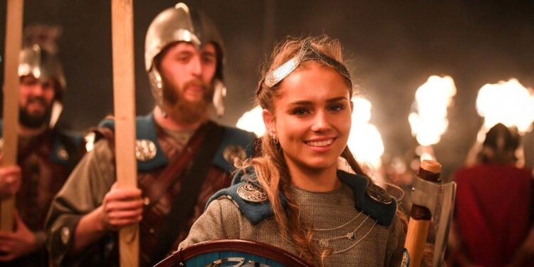 Viking kadınlarıyla tanışın: Ateş festivalinde bir ilk!