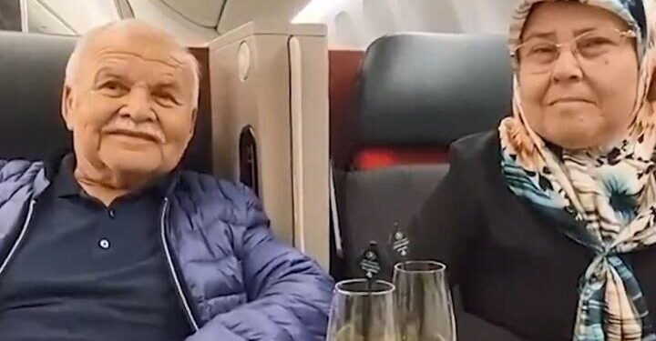 THY uçağında Gezeravcı ailesini gururlandıran anons