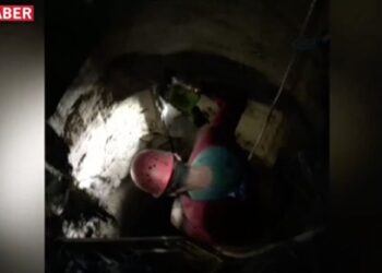 10 metrelik kuyuya düşen köpek kurtarıldı