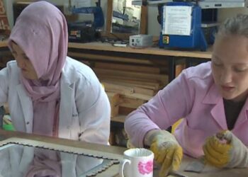 Ankara’daki okulda özel öğrencilerin elinden her iş geliyor