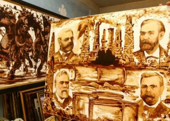 Petrolü sanata dönüştüren Azerbaycanlı ressam