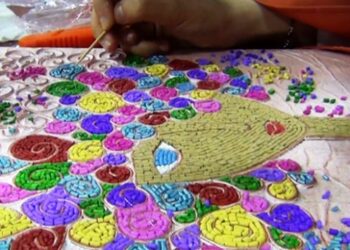 İnşaat malzemesinden üç boyutlu tablolar