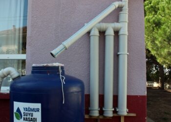 Aydın’da yağmur suyu hasadı başladı