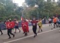 New York Maratonu’nda Türk bayrağını dalgalandırdılar