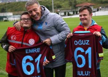 Trabzonspor’a down sendromlu sporculardan ziyaret