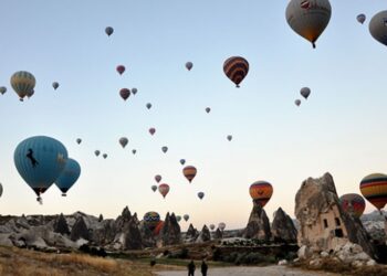 Kapadokya’ya gelen turist sayısında büyük artış