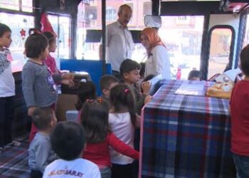 Mobil Anaokulu Mamak sokaklarında hizmet veriyor