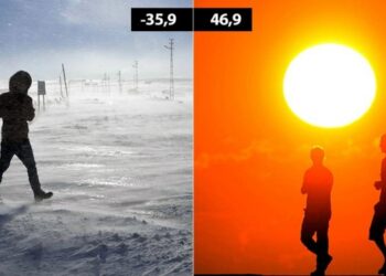 2017’de en sıcak gün Cizre’de, en soğuk gün ise Göle’de yaşandı