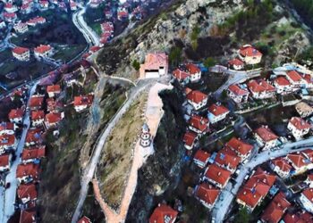 726 yıllık Osmanlı tarihini yaşatan Göynük havadan görüntülendi