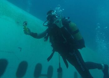 Edirne’deki batık uçak deniz altı turizmini canlandırdı
