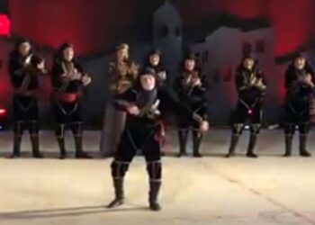 96 yaşındaki dansçı İnegöllüler ile buluştu