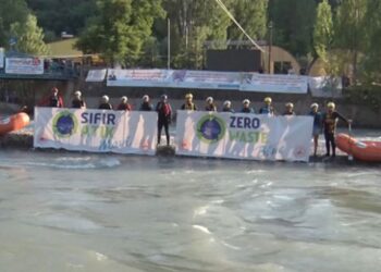 Sıfır Atık Mavi projesine bir destek de Tunceli’den geldi