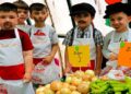 Anaokulu öğrencileri “pazarcı” oldu