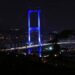 İstanbul’un kuleleri ve köprüleri maviye büründü