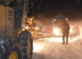 Ağrı’da tipide mahsur kalan 4’ü çocuk 9 yolcu kurtarıldı