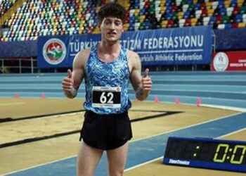 Milli atlet İlkay Aydemir, heptatlonda 23 yaş altı salon Türkiye rekorunu geliştirdi