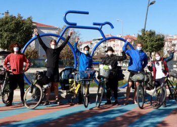 Kırklareli bisiklet gezginlerine ev sahipliği yapıyor