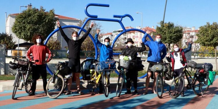 Kırklareli bisiklet gezginlerine ev sahipliği yapıyor