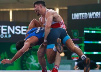 Milli güreşçi Cengiz Arslan bronz madalya kazandı