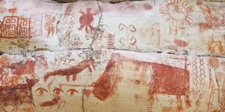 Amazonlar’daki kayalarda bulunan çizimler “Buzul Çağı’nı tasvir ediyor”