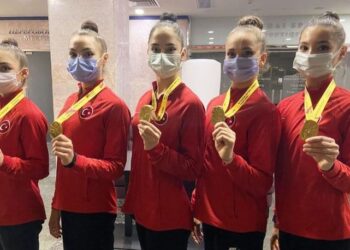 Ritmik cimnastikte Avrupa şampiyonu olduk!