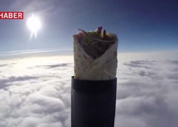 Bir Türk, uzaya kebap gönderdi
