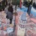 Galata Kulesi merdivenlere resmedildi