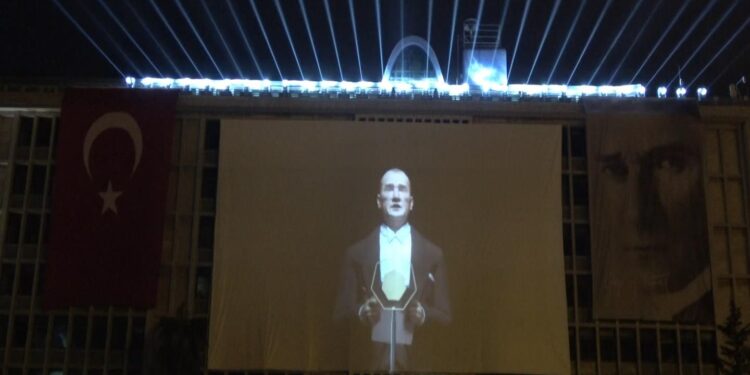 Tarihi alanlarda Atatürk’lü hologram gösterisi