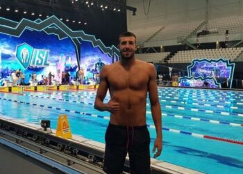 Emre Sakçı, kurbağalamada 3. oldu