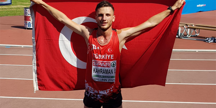 Mert Kahraman, Avrupa 20 Yaş Altı Atletizm Şampiyonası’nda madalya kazandı