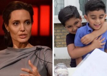 Angelina Jolie Yemen’deki çocuklara para yardımı toplamak için limonata satan çocuklara bağış yaptı