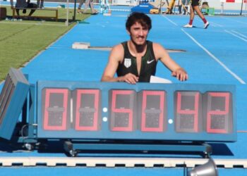 Atletizmde Berke Akçam, Türkiye rekoru kırdı