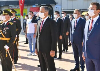 Taksim Meydanı’nda 30 Ağustos Zafer Bayramı töreni düzenlendi