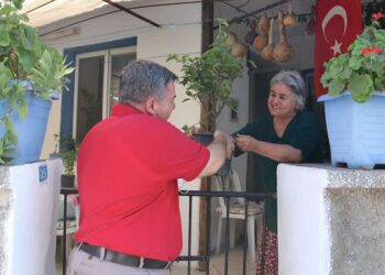 Çeşme begonvil ile donatılıyor!