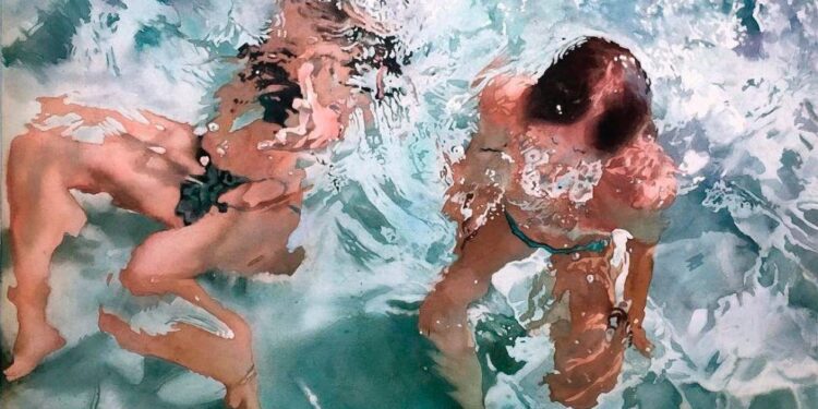 Gerçek gibi görünen suluboya resimler