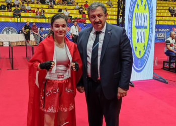 Erivan Barut, Uluslararası Kick Boks Şampiyonası’nda birinci oldu