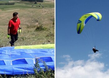 Paraşütle uçma hayalin 37 yıl sonra gerçekleştirdi