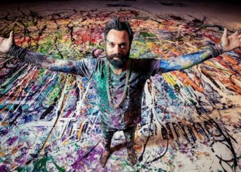 Ressam Sacha Jafri rekora koşuyor