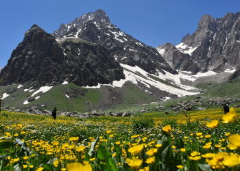 Baharla kışın bir arada yaşandığı yer…