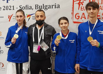 Tekvandocular Avrupa’dan 3 altın madalyayla döndüler