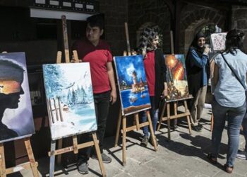 Cemil Meriç’in doğduğu evde resim sergisi açıldı